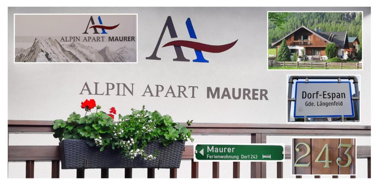 Alpin Apart Maurer لانغنفلد المظهر الخارجي الصورة